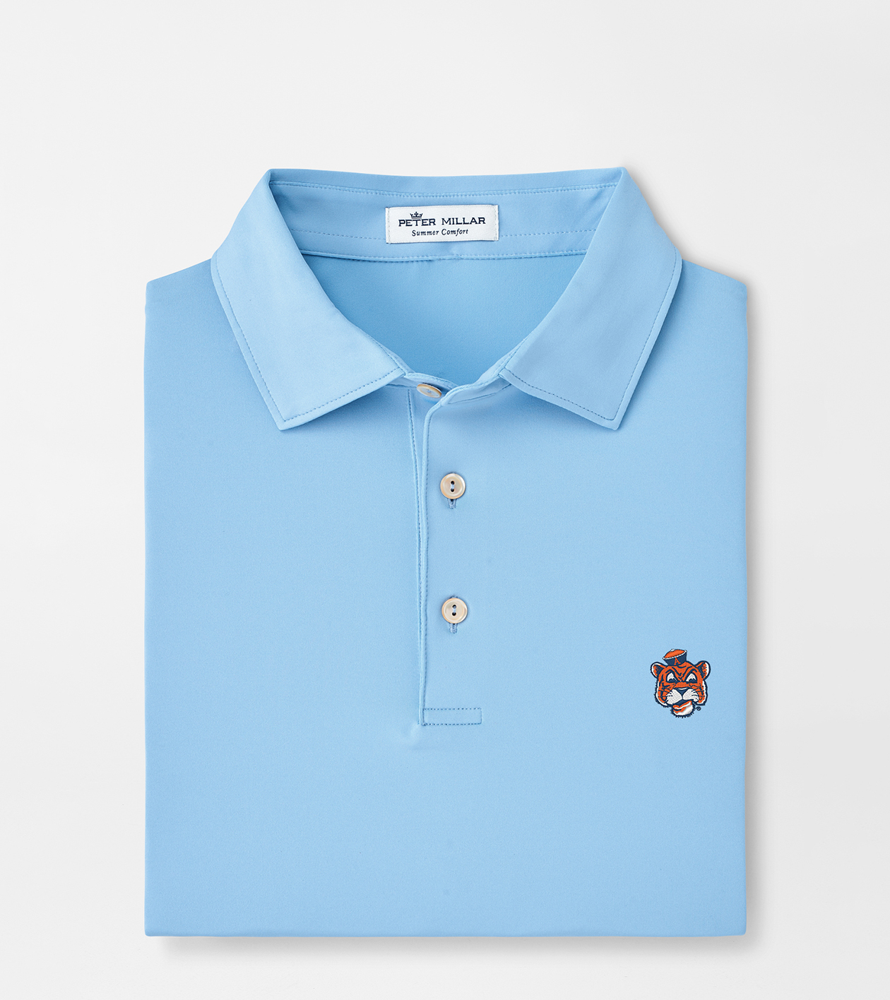Auburn Vault Solid Performance Jersey Polo (Sean Self Collar)