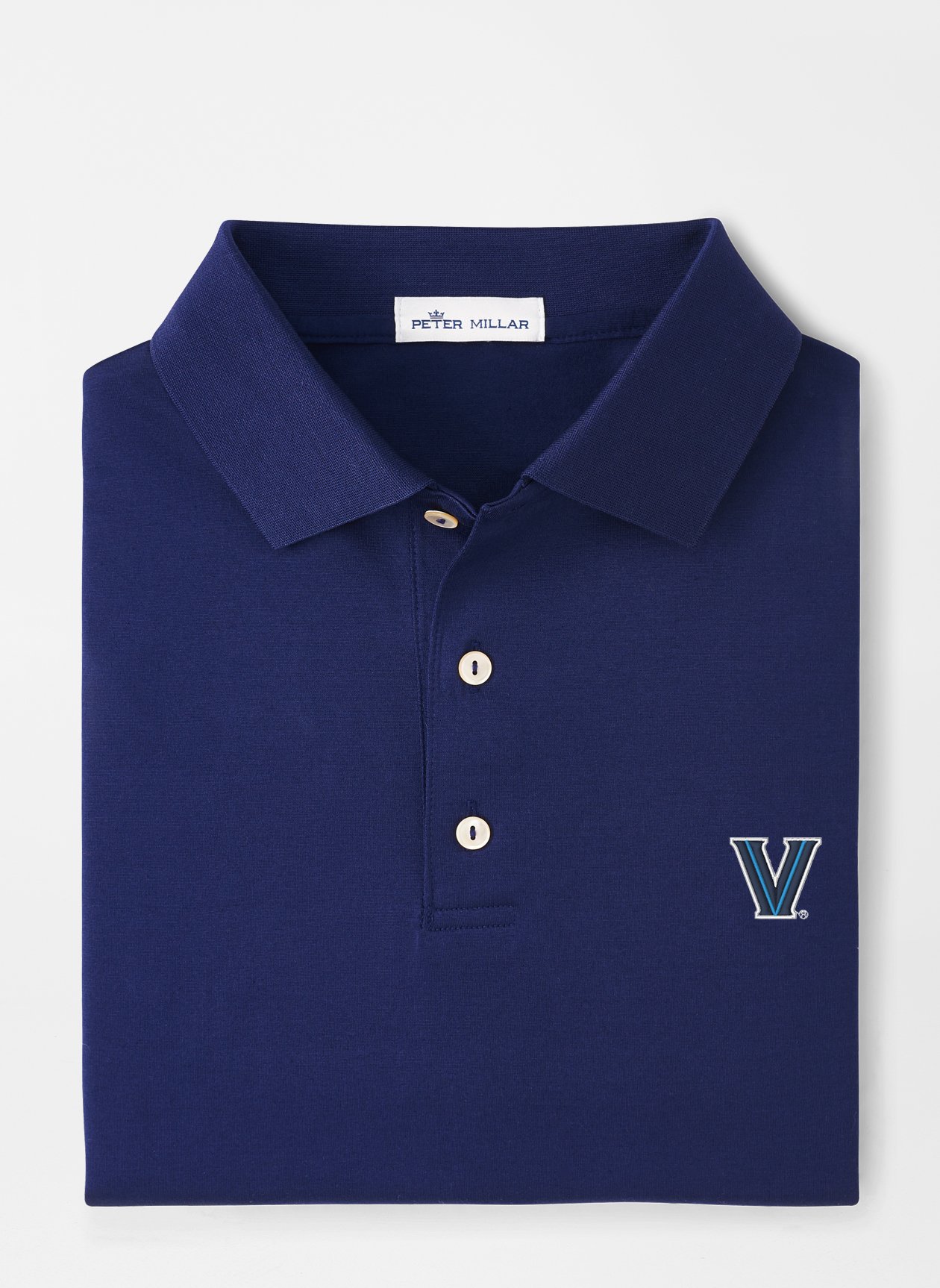Villanova Solid Cotton Polo Peter Millar