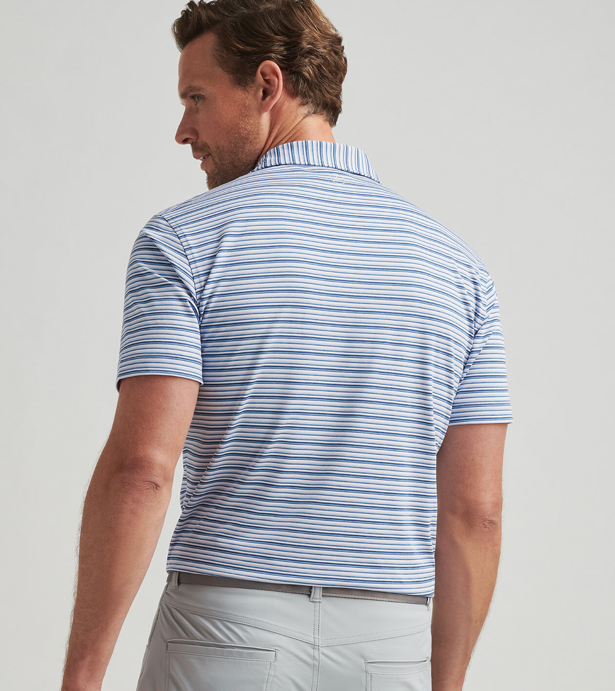トップス Ribbed jersey polo shirt Cadence Performance Jersey Polo | Men's Polos | Peter Millar