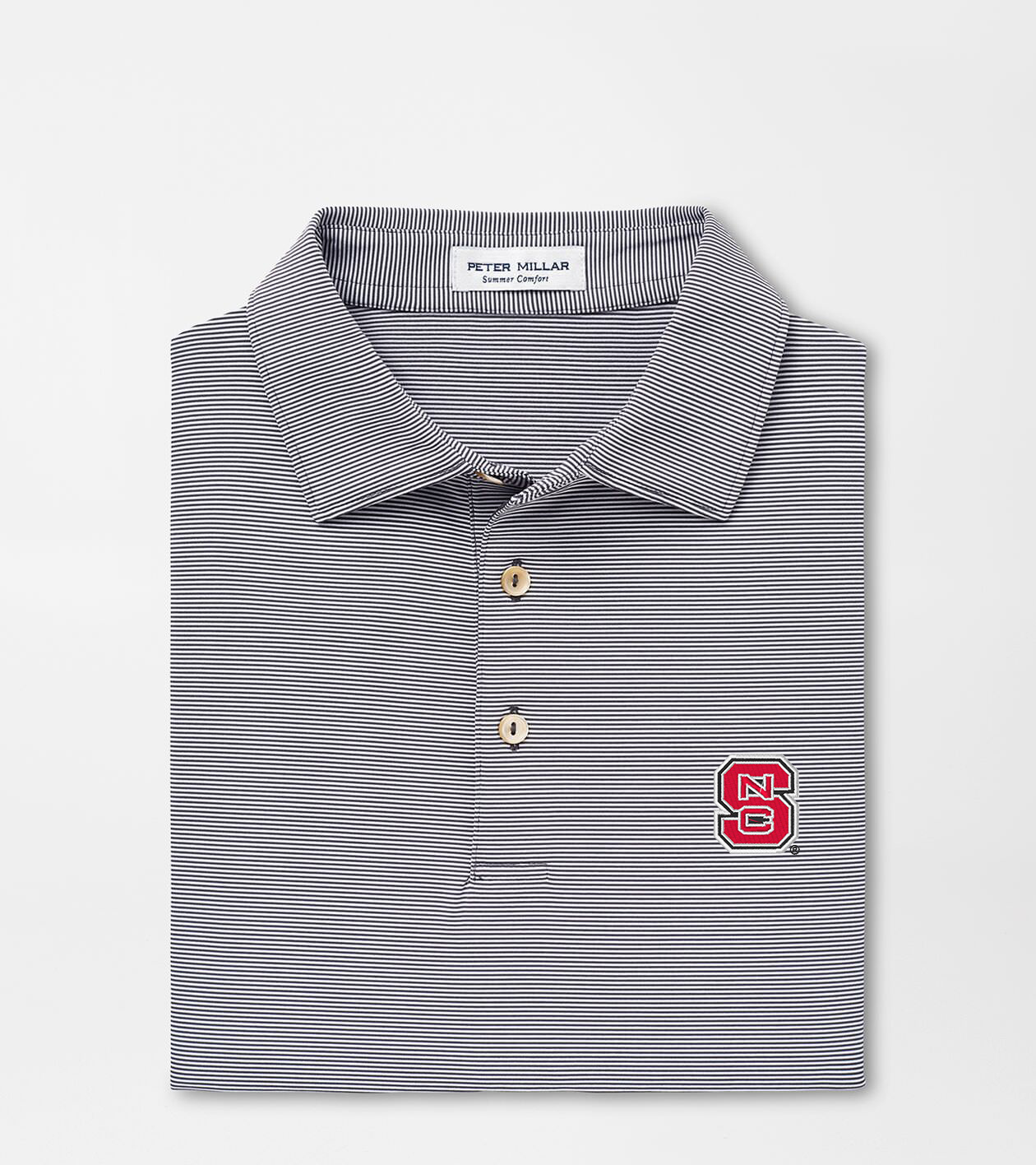 NC State Jubilee Stripe Performance Polo