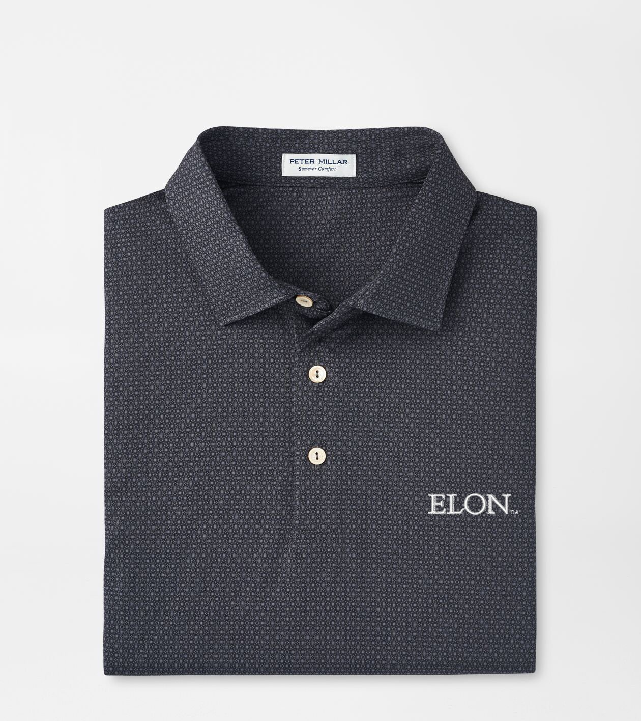 Elon Tesseract Performance Jersey Polo Men's Collegiate Apparel