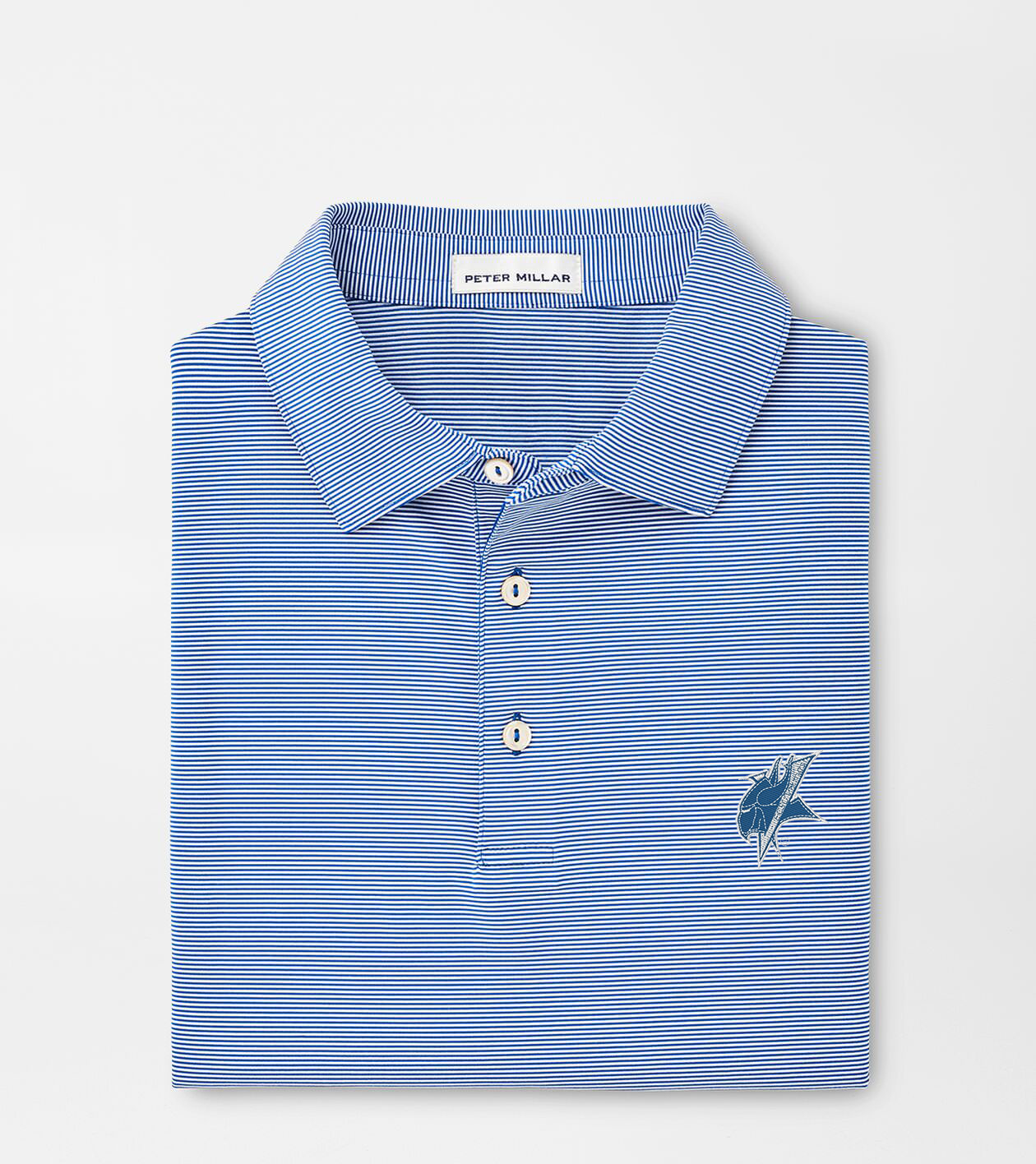 Elizabeth City Jubilee Stripe Performance Polo