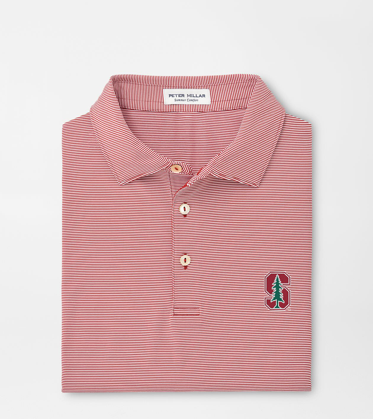 Stanford Jubilee Stripe Performance Polo
