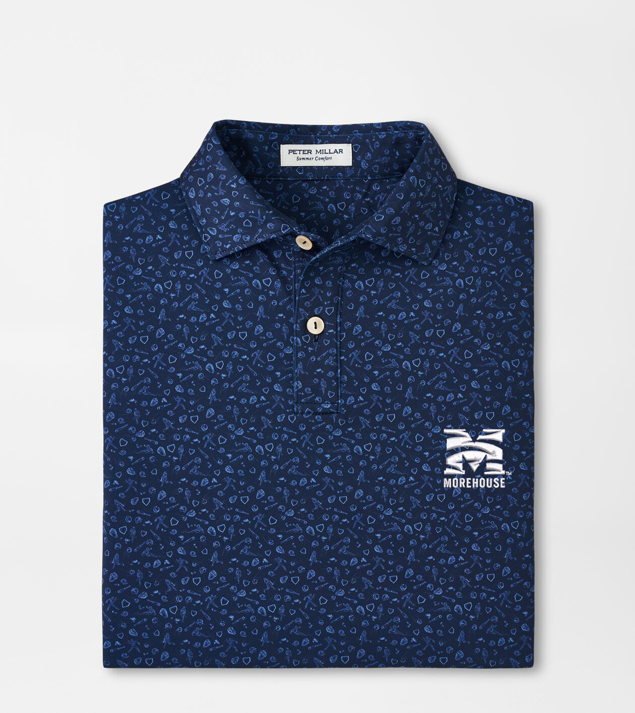 Morehouse College Batter Up Youth Performance Jersey Polo