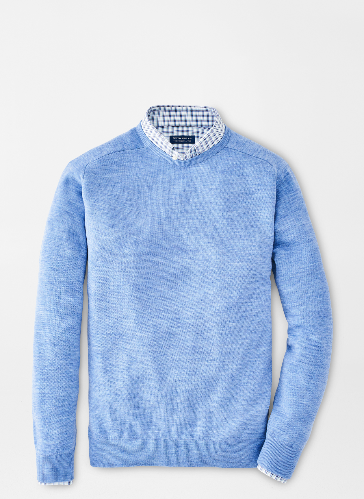 ★★ ★★ Interlock crewneck wool sweater T12E7 Wool Interlock Crewneck | Peter Millar
