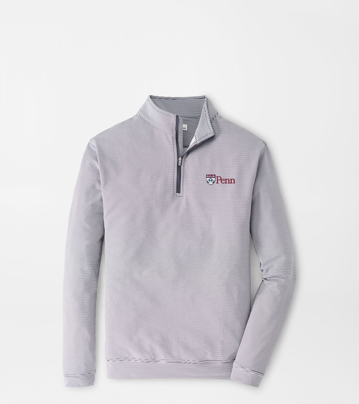 UPenn Perth MiniStripe Performance Pullover Men's Collegiate Apparel