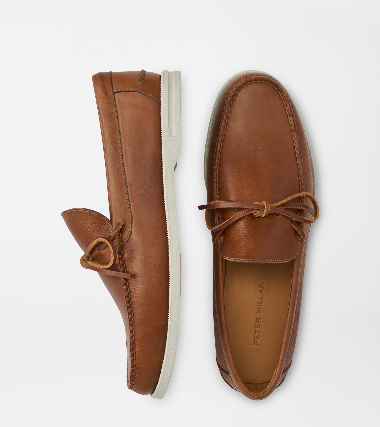 Excursionist Leather Boat Shoe | Men's Shoes | Peter Millar