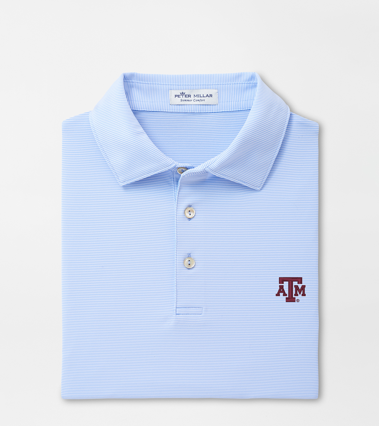 Texas A&M Jubilee Stripe Performance Polo