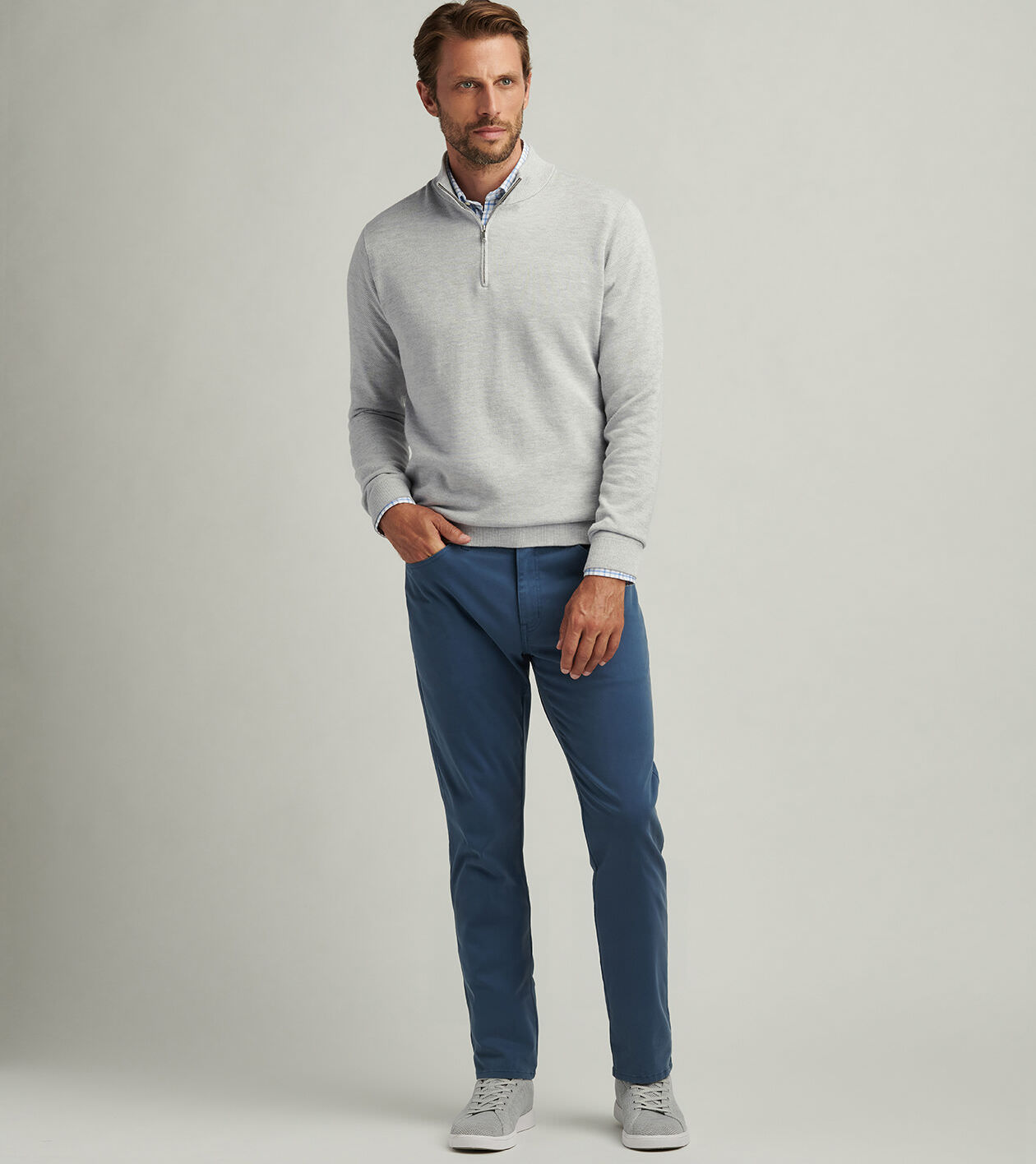 Quarter Zip - Bird | Sky – Lewis