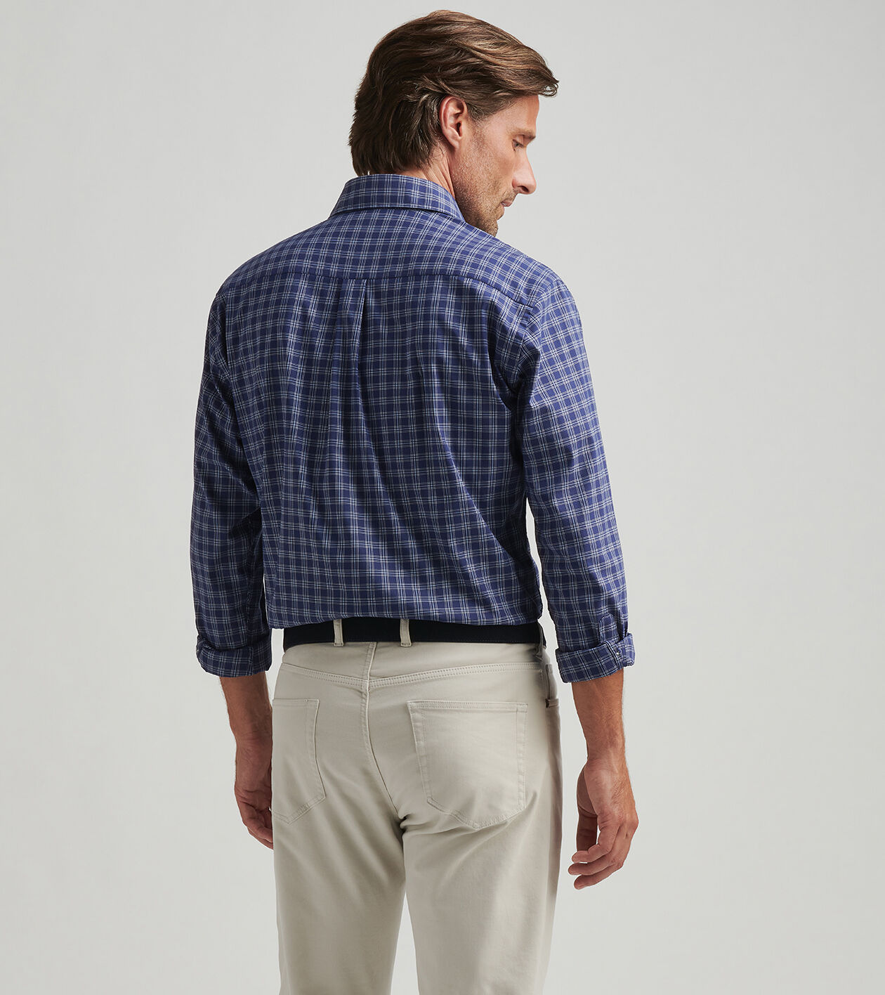 Elton Crown Lite Cotton-Stretch Sport Shirt | Men's Sport