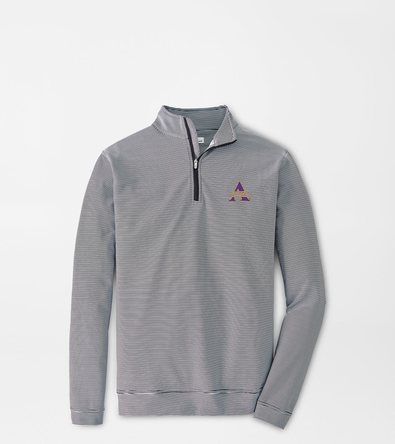 Alcorn State Perth Mini-Stripe Performance Pullover