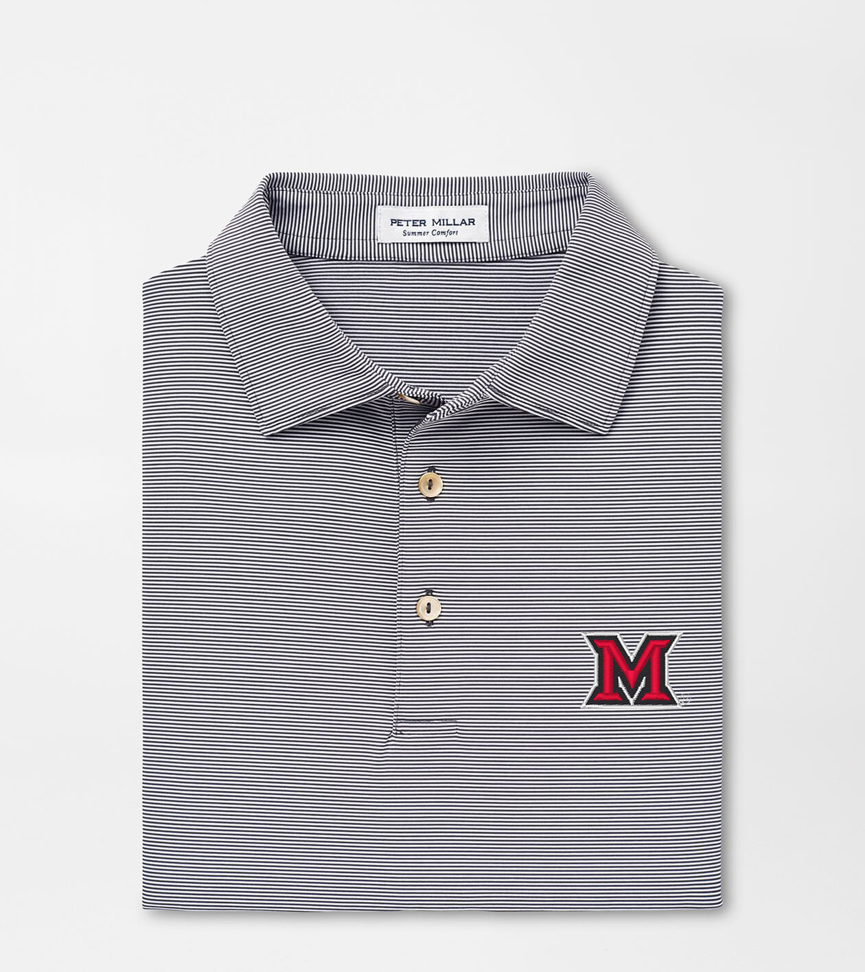 Miami of Ohio Jubilee Stripe Performance Polo