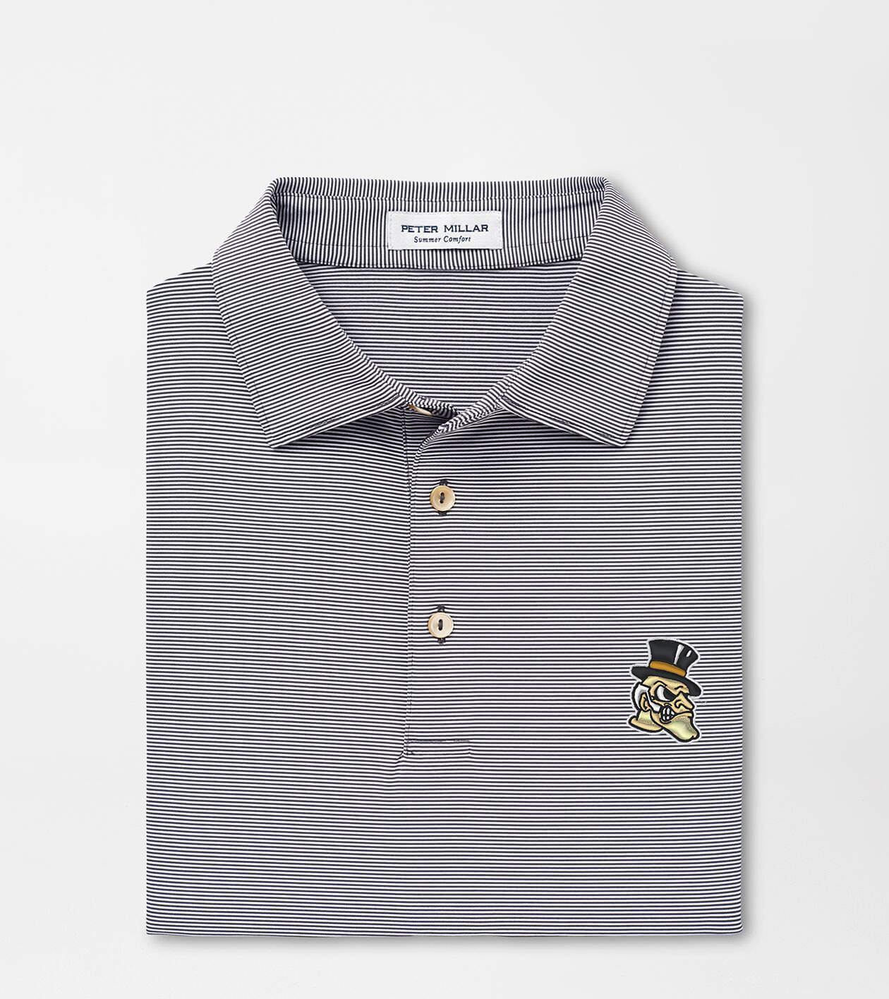 Wake Forest Demon Deacon Jubilee Stripe Performance Polo