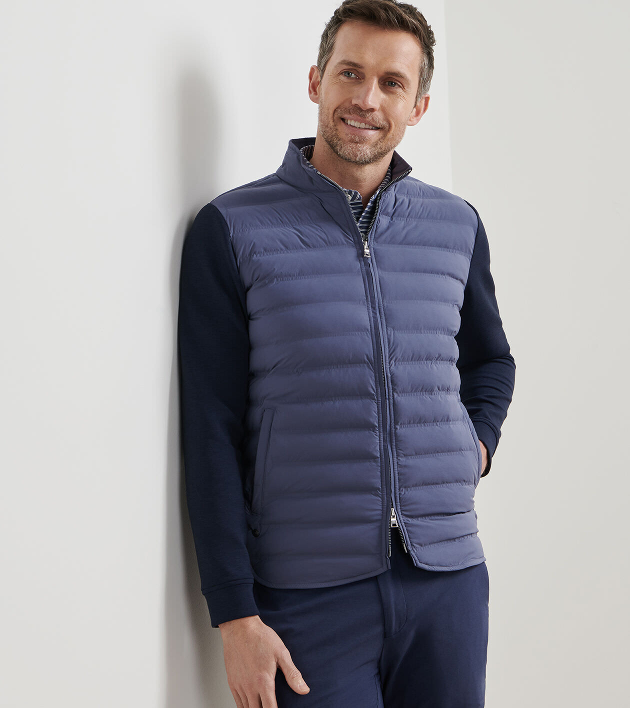 Winsome Hybrid Cardigan | Men's Jackets & Coats | Peter Millar