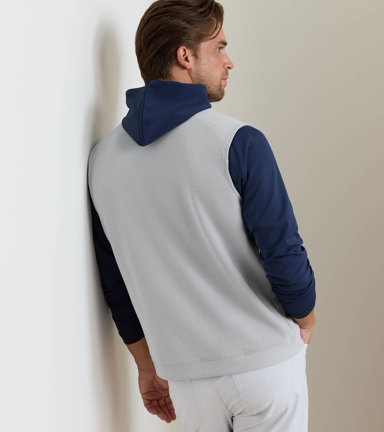 Cradle Piqué Performance Full-Zip Vest | Men's Vests | Peter Millar