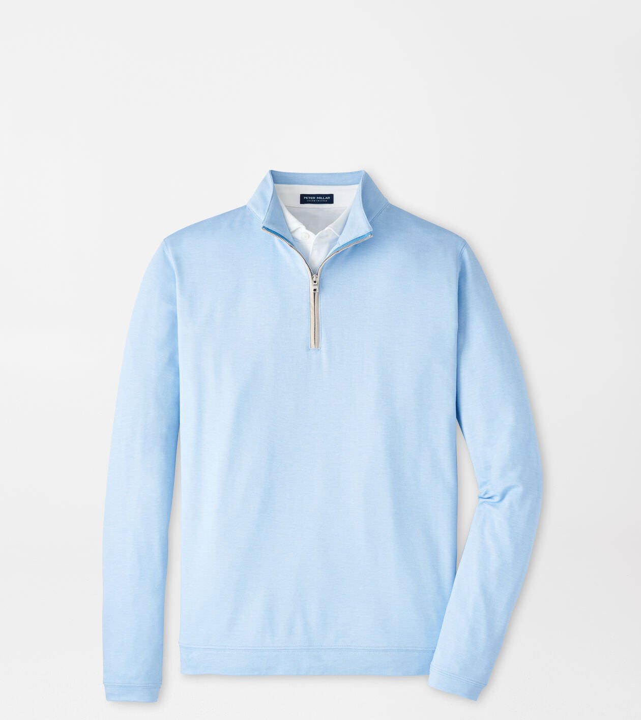 Piter Albatross Cotton-Blend Piqué Quarter-Zip | Men's Pullovers | Peter