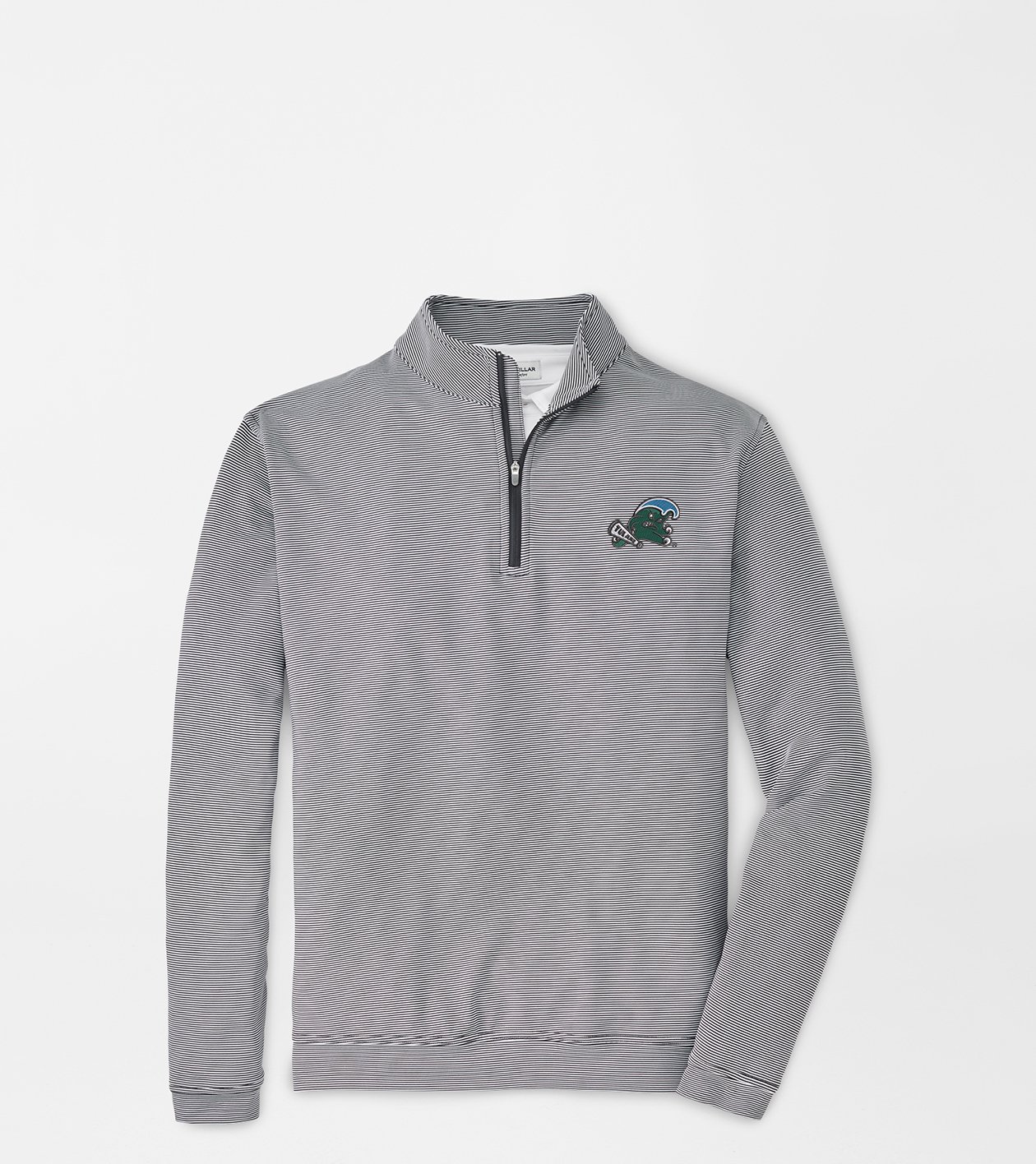 Tulane Green Wave Perth Sugar Stripe Performance QuarterZip Men's