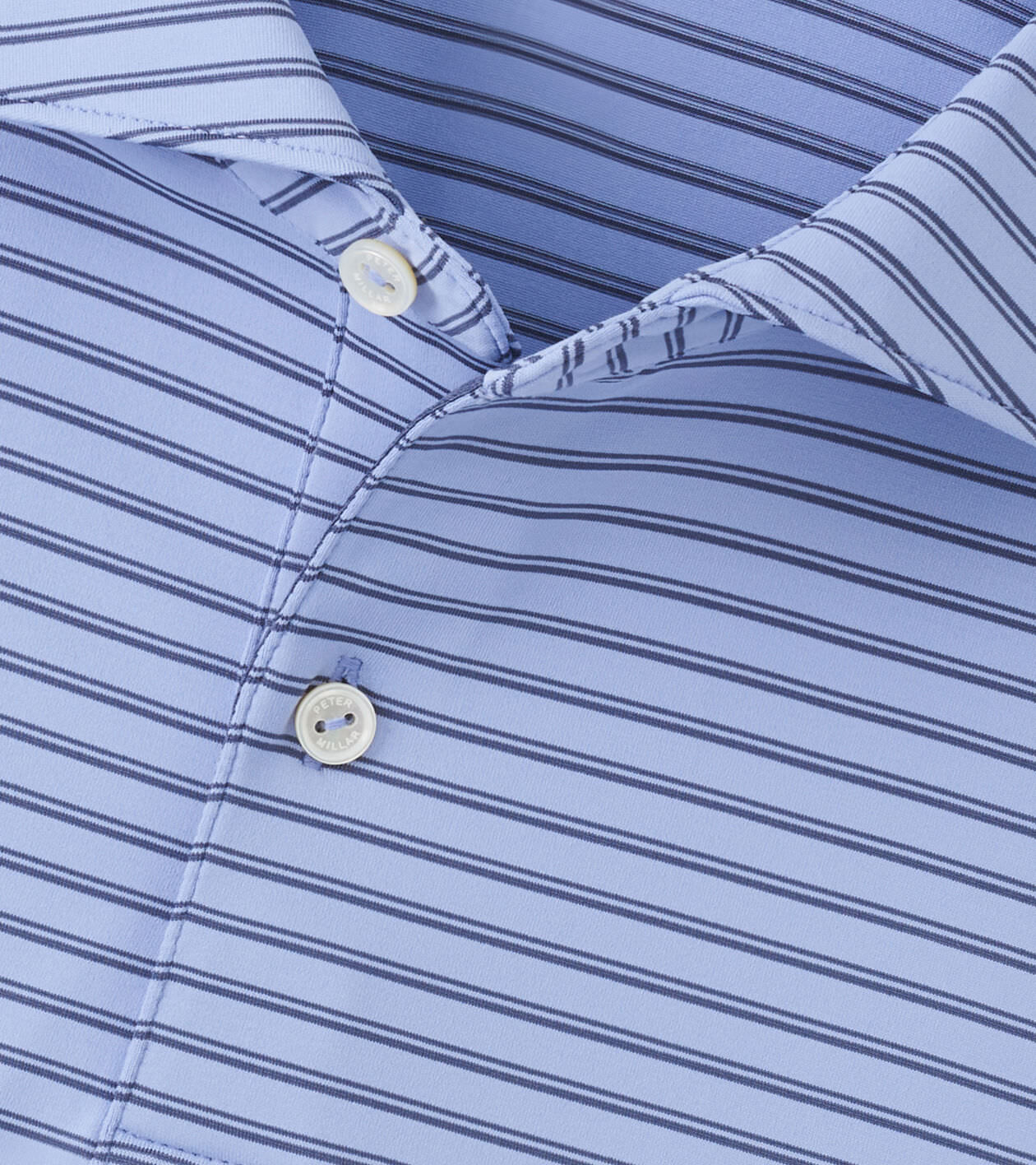 トップス Ribbed jersey polo shirt Silk-Cotton Ribbed Sweater Polo in Off White
