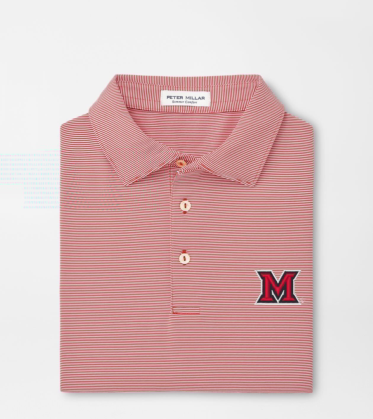 Miami of Ohio Jubilee Stripe Performance Polo